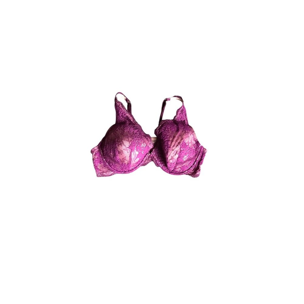 ThirdLove Purple and Beige Lace Push Up Bra